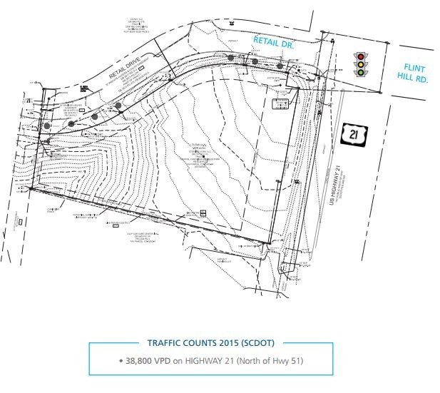 Highway 21 & Flint Hill Rd, Fort Mill, SC for lease - Site Plan - Image 2 of 2