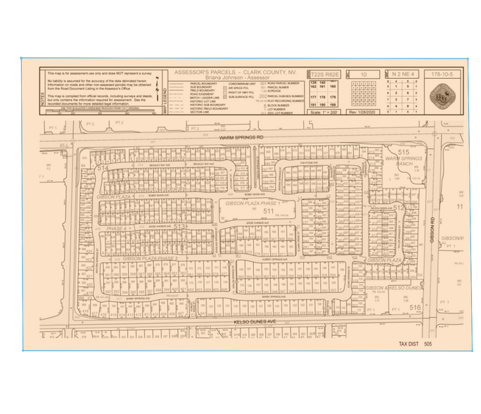 1136 Bradley Bay Ave, Henderson, NV à vendre - Plan cadastral - Image 1 de 1