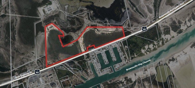 302.28 AC- Port of Brownsville, Brownsville, TX à vendre - Aérien - Image 1 de 1