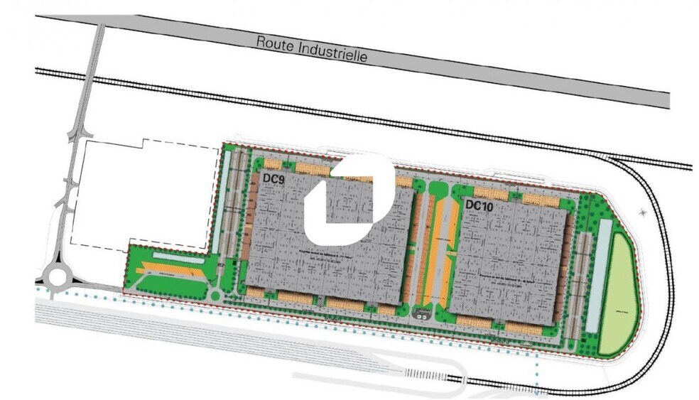 Industriel dans Sandouville à louer - Plan de site - Image 2 de 2