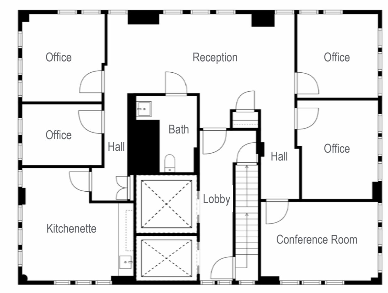 409 13th St, Oakland, CA à louer Plan d’étage- Image 1 de 1