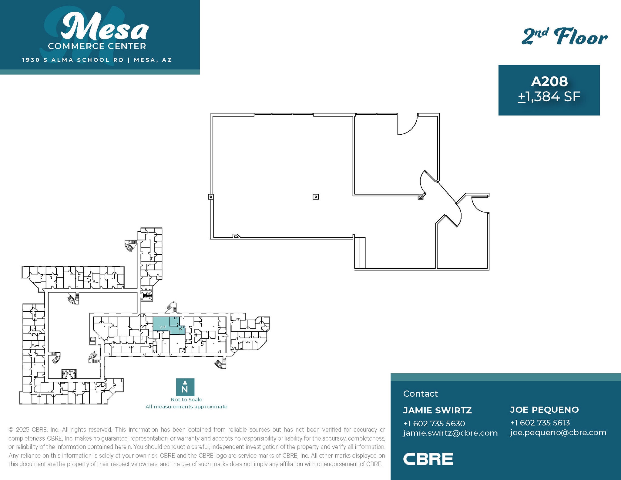 1930 S Alma School Rd, Mesa, AZ for lease Floor Plan- Image 1 of 5
