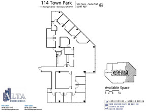 114 Townpark Dr NW, Kennesaw, GA à louer Plan d  tage- Image 1 de 2