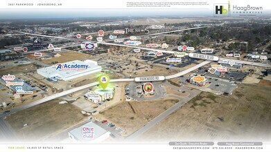 2801 Parkwood Rd, Jonesboro, AR - Aerial  map view - Image1