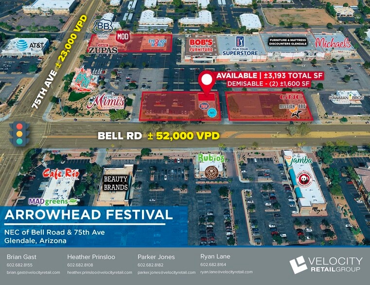 7320-7340 W Bell Rd, Glendale, AZ for lease - Building Photo - Image 1 of 7