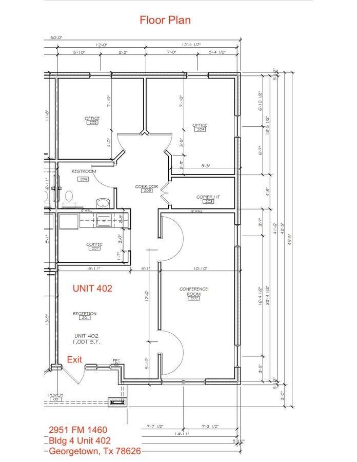 2951 FM 1460, Georgetown, TX 78626 - Unit 402 -  - Floor Plan - Image 1 of 1