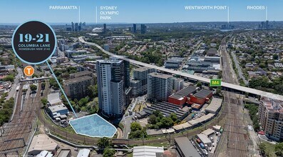 19-21 Columbia Lane, Homebush, NSW - Aerial  map view