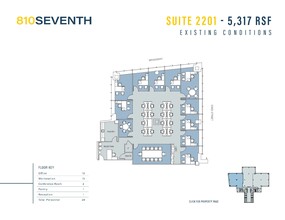 810 Seventh Ave, New York, NY à louer Plan d  tage- Image 1 de 1