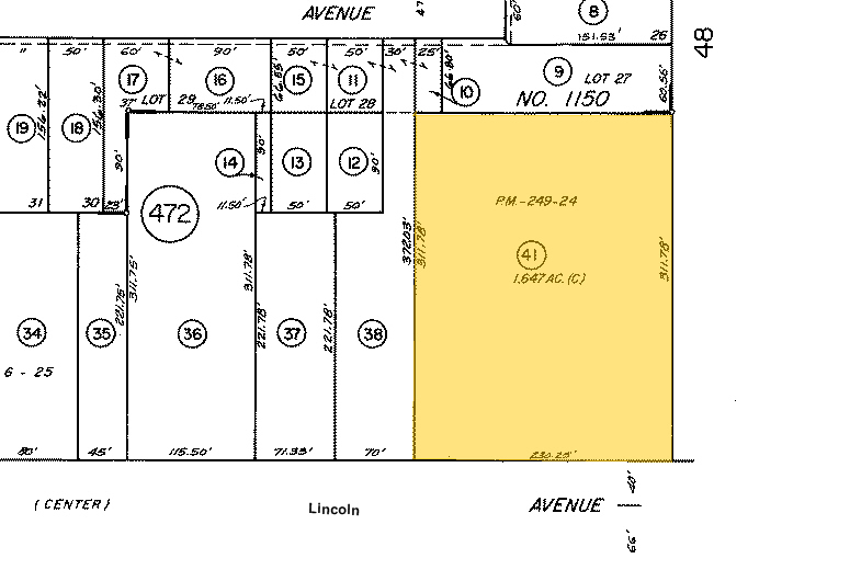 5721 Lincoln Ave, Cypress, CA à louer - Plan cadastral - Image 2 de 5