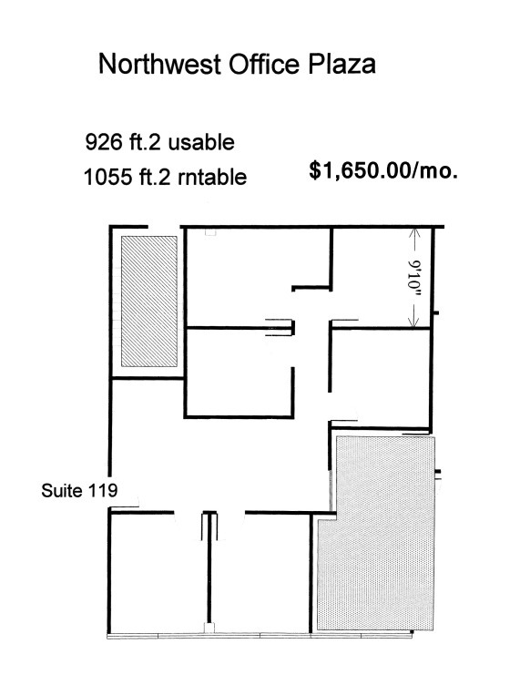 1750 N Collins Blvd, Richardson, TX for lease Floor Plan- Image 1 of 2