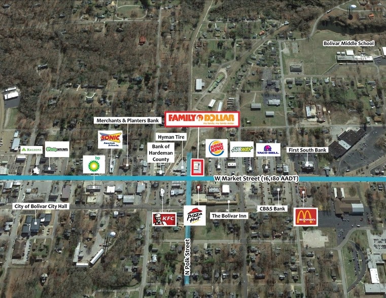 605 W Market St, Bolivar, TN for sale - Building Photo - Image 3 of 11