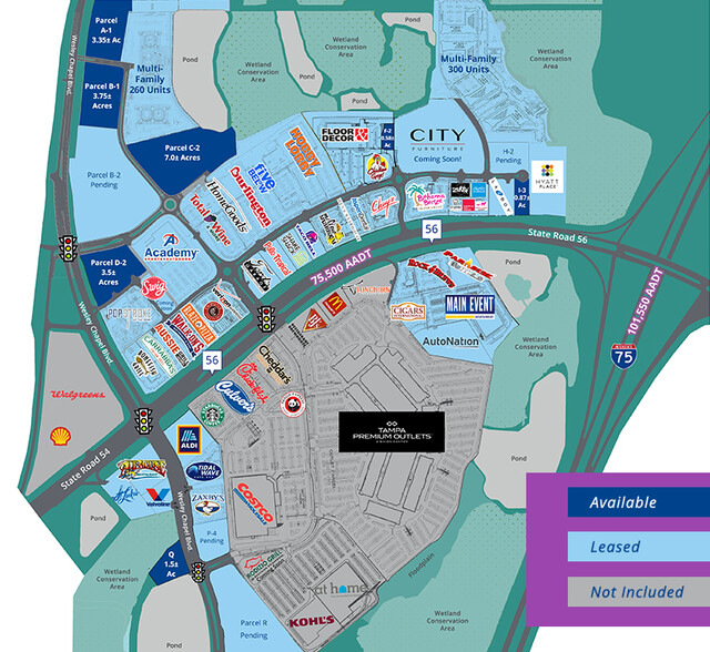 Wesley Chapel Blvd, Lutz, FL for lease - Site Plan - Image 2 of 3