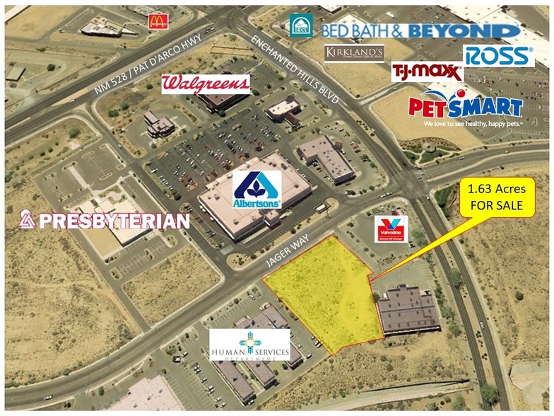 Enchanted Hills & Jager, Rio Rancho, NM for sale - Building Photo - Image 1 of 1