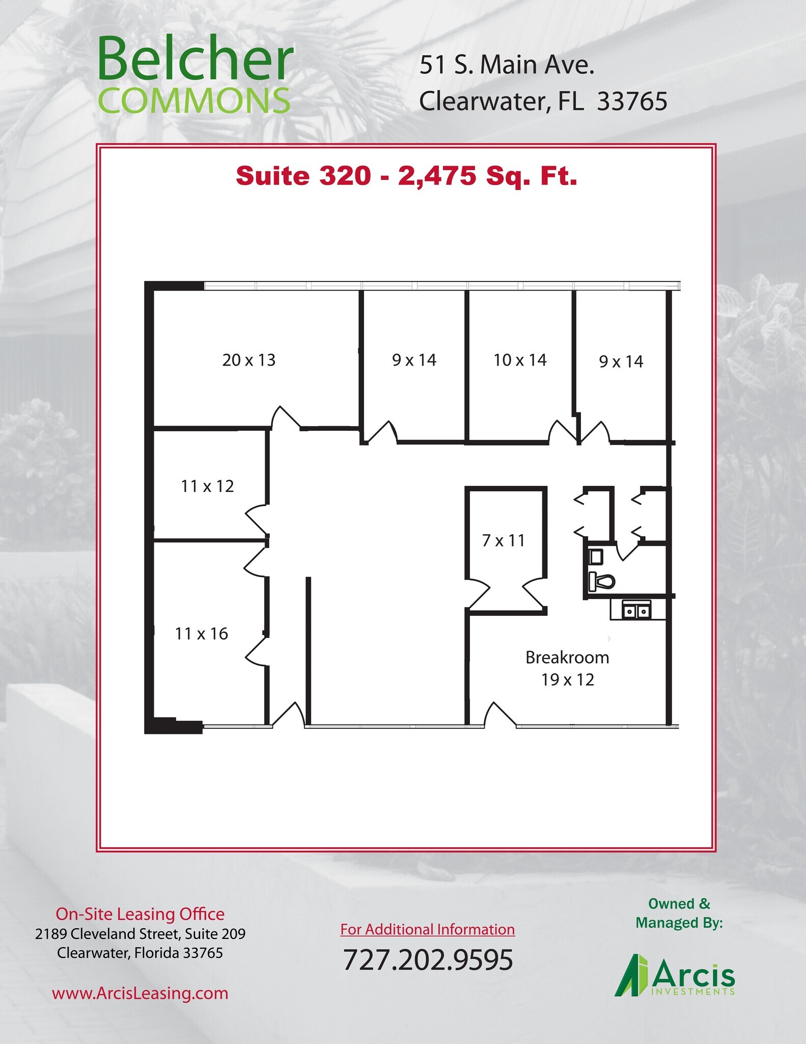 50 S Belcher Rd, Clearwater, FL for lease Site Plan- Image 1 of 1