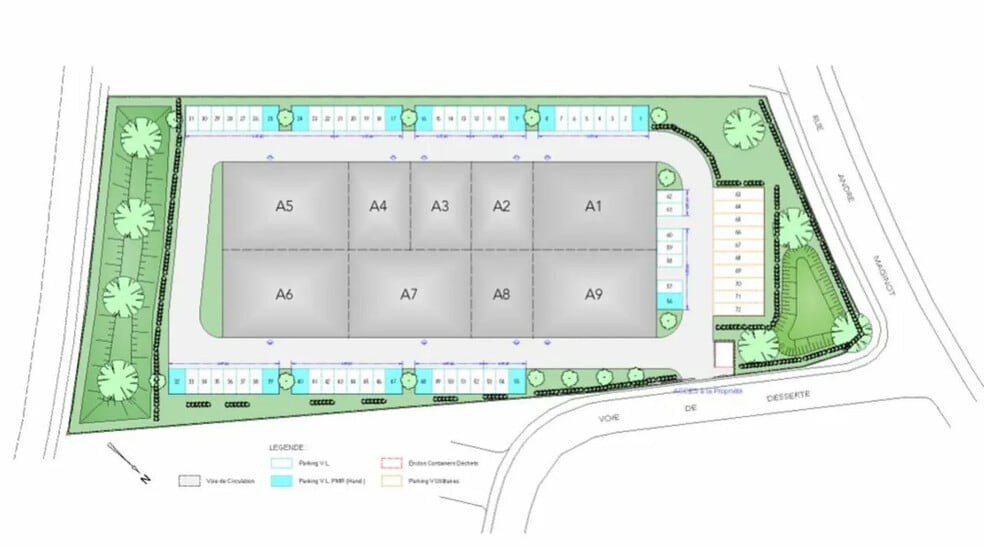 Flex dans Chailly-lès-Ennery à louer - Plan de site - Image 3 de 4