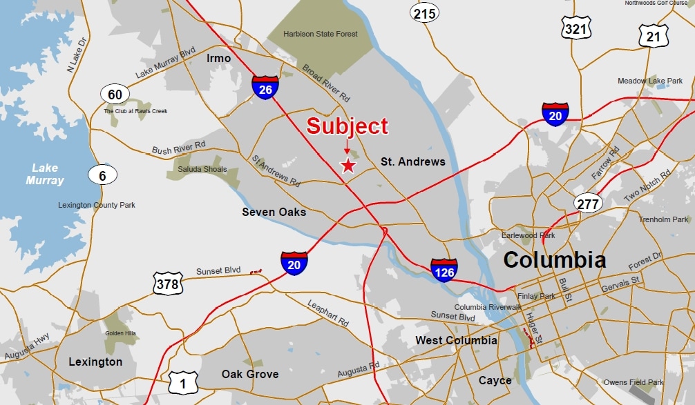 1 Creative Dr, Columbia, SC for sale Aerial- Image 1 of 9