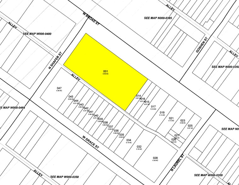 933 W Broad St, Richmond, VA à louer - Plan cadastral - Image 2 de 14