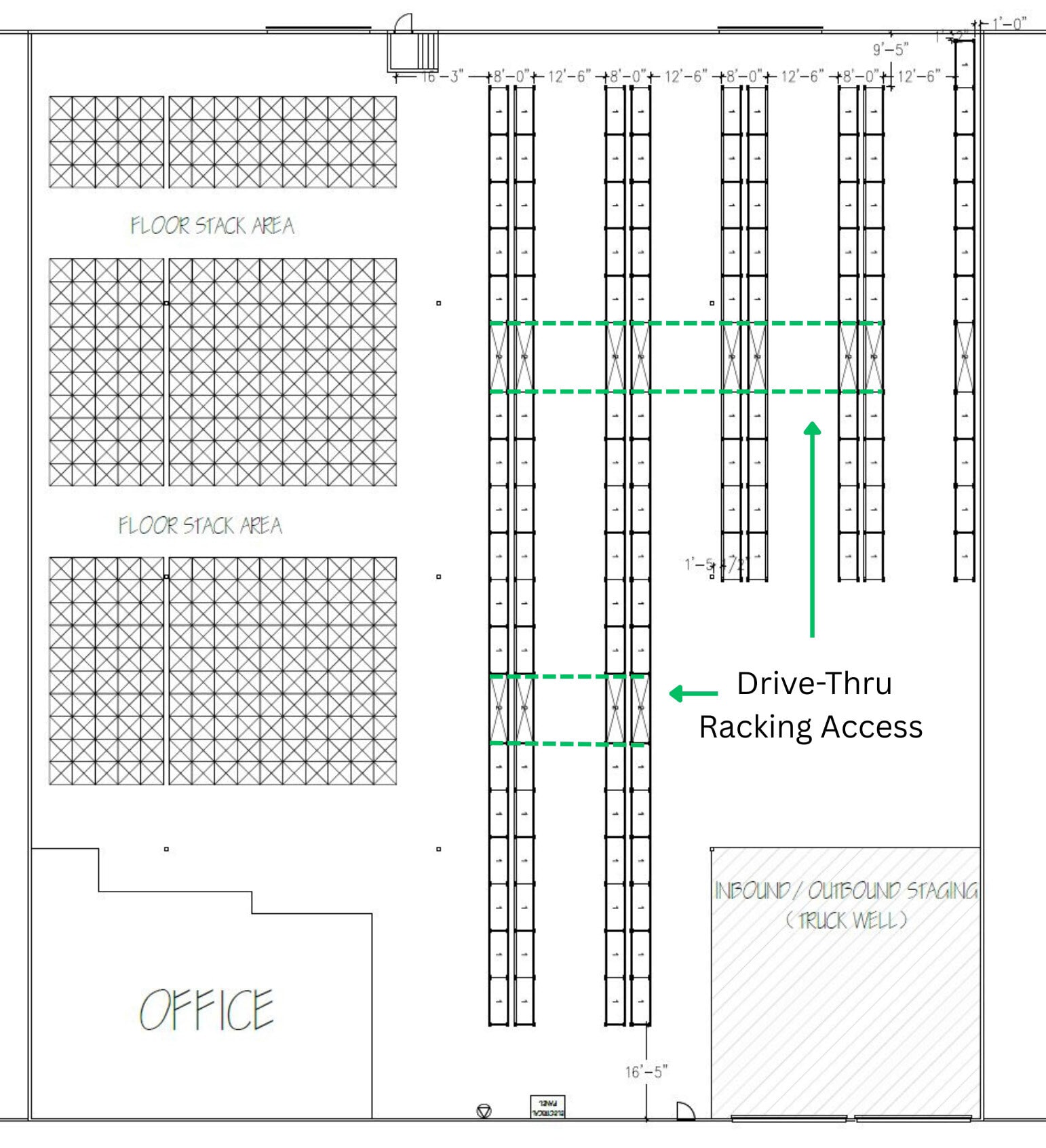 14027-14087 Borate St, Santa Fe Springs, CA à louer Plan d’étage- Image 1 de 2