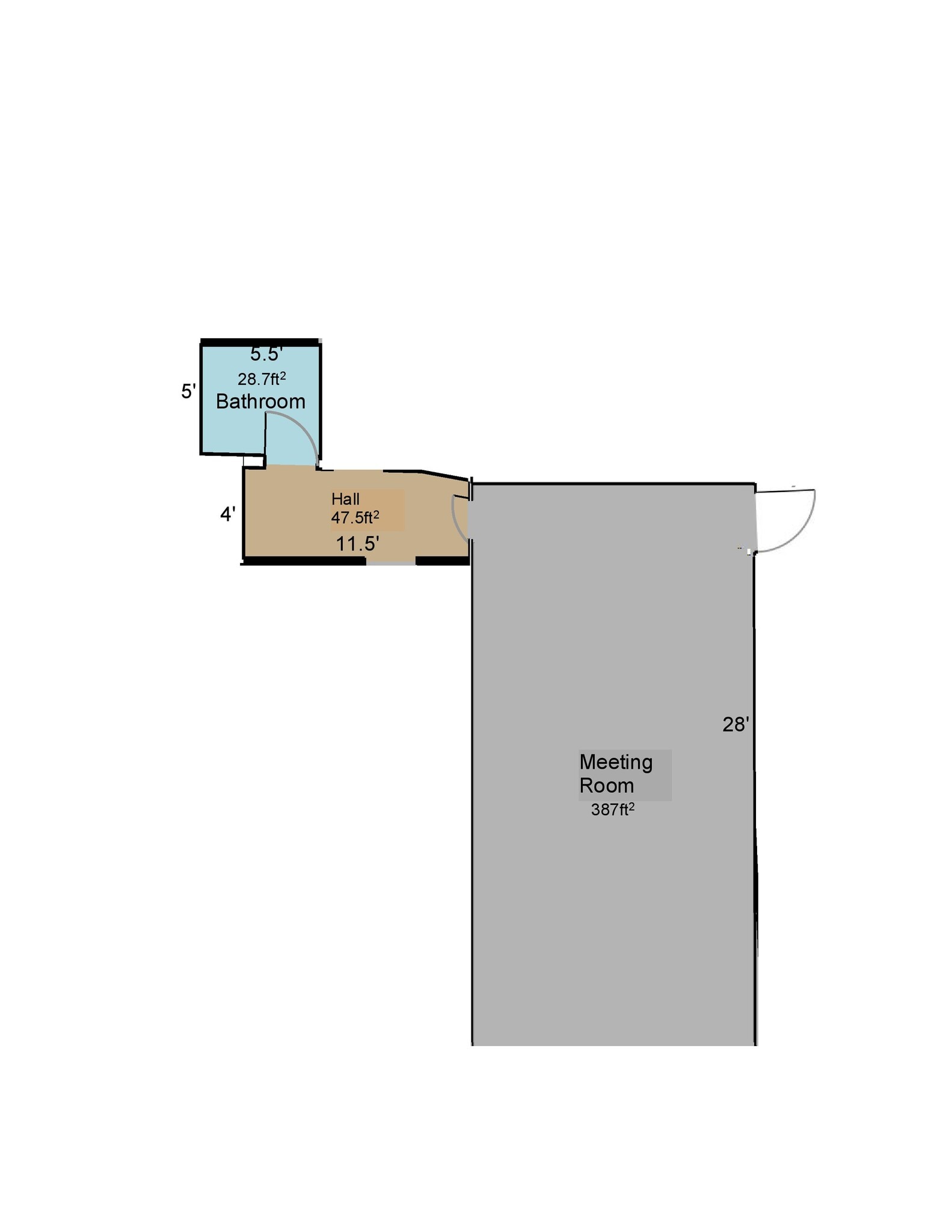 3900 N 1st St, Abilene, TX à louer Plan d’étage- Image 1 de 2
