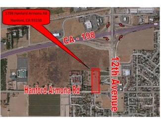 Plus de détails pour 1798 Hanford Armona Rd, Hanford, CA - Terrain à vendre