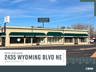 More details for 2433-2439 Wyoming Blvd NE, Albuquerque, NM - Retail for Lease