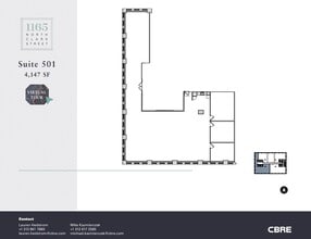 1165 N Clark St, Chicago, IL à louer Plan d’étage- Image 1 de 8