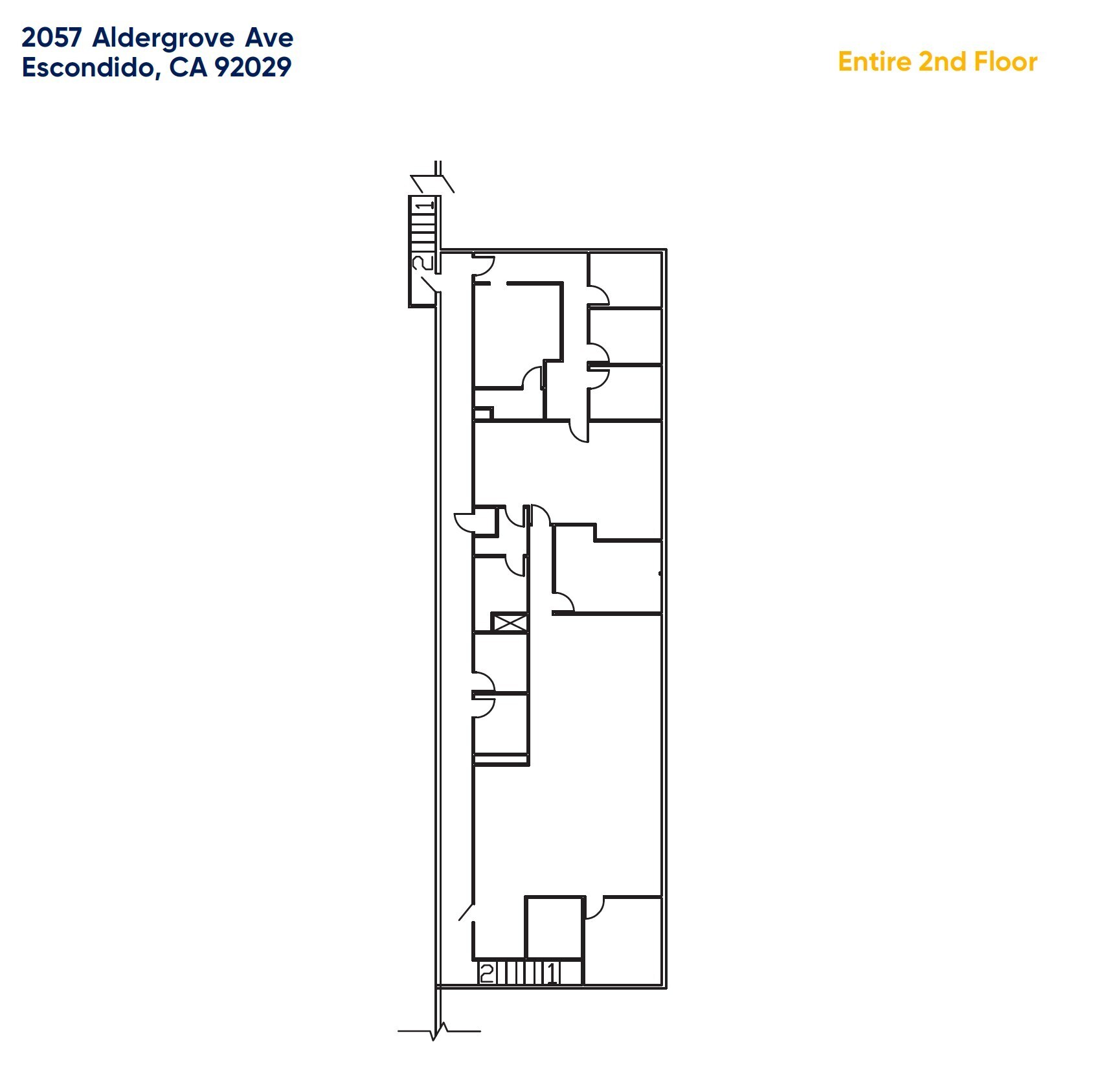 2057 Aldergrove Ave, Escondido, CA à louer Plan d’étage- Image 1 de 1