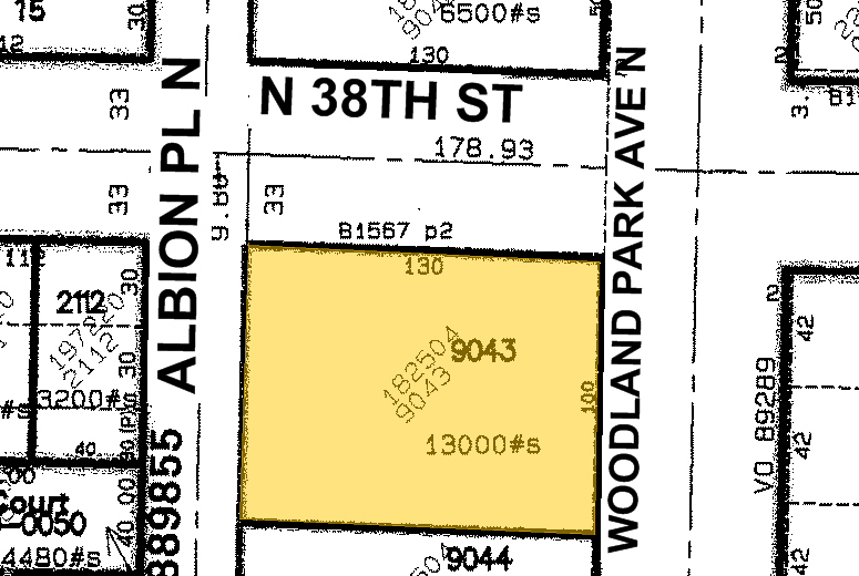 3668 Albion Pl N, Seattle, WA for sale - Plat Map - Image 3 of 8