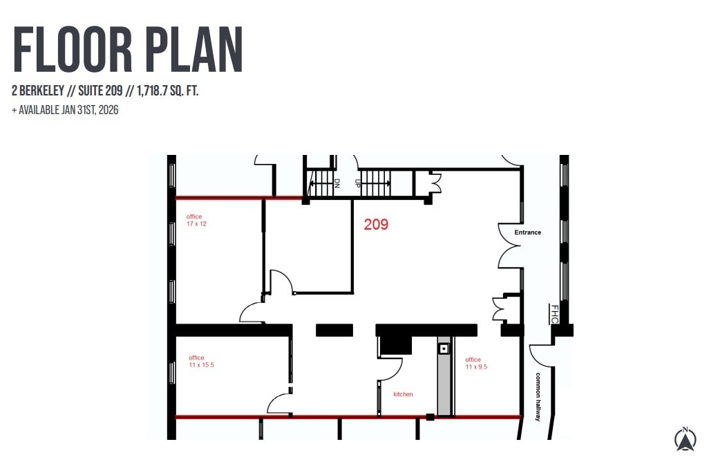 248-264 The Esplanade, Toronto, ON à louer Plan d’étage- Image 1 de 1