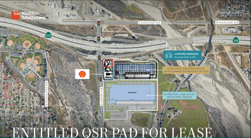 SEC of N Pepper Ave, Rialto, CA for lease - Primary Photo - Image 1 of 1