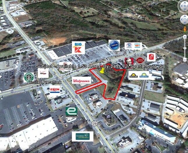 Bypass 72 NE, Greenwood, SC à vendre Aérien- Image 1 de 3