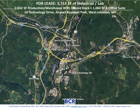 10 Technology Dr, West Lebanon, NH for lease Map- Image 2 of 5