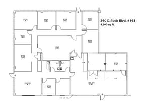 240 S Rock Blvd, Reno, NV for lease Typical Floor Plan- Image 1 of 1