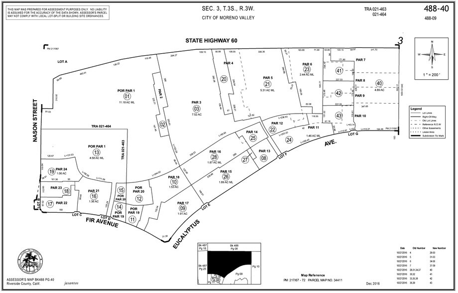 27150 Eucalyptus Ave, Moreno Valley, CA à louer - Plan cadastral - Image 2 de 2