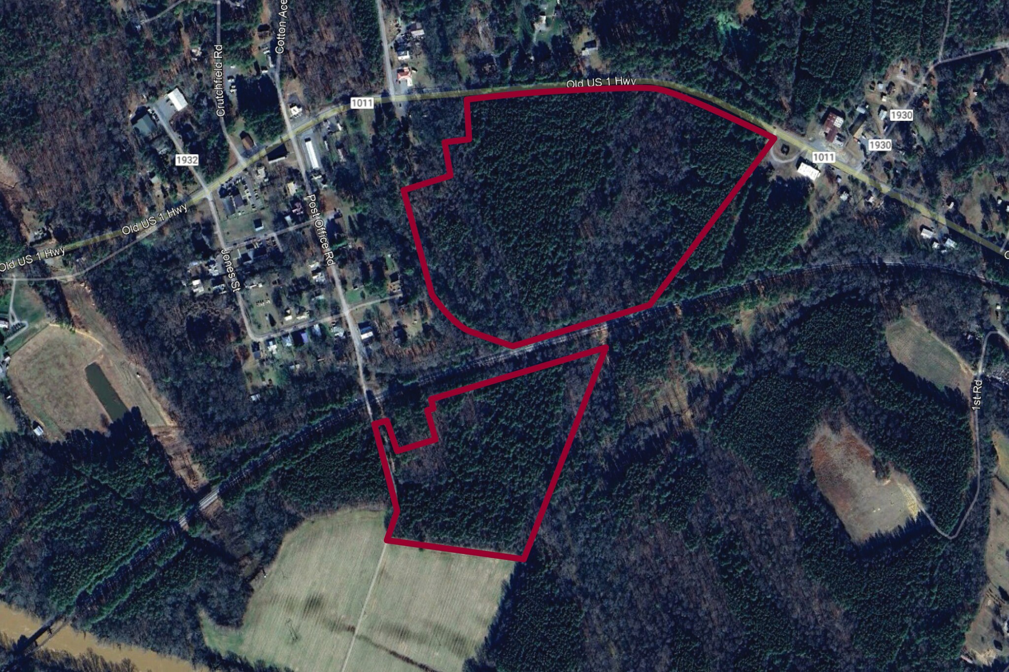 1254 Old US 1, Moncure, NC à vendre Aérien- Image 1 de 2