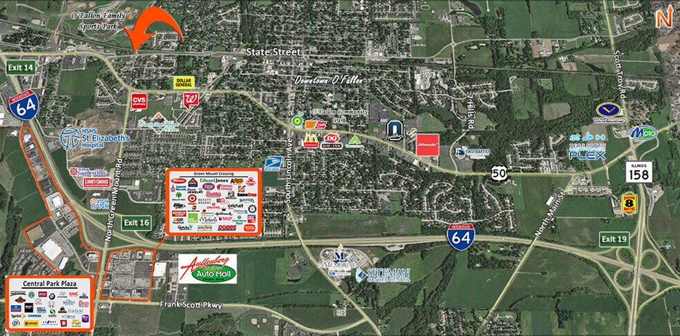 801 W State St, O'Fallon, IL à louer - Photo du bâtiment - Image 2 de 21