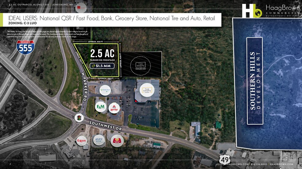 Parker Rd, Jonesboro, AR à vendre - Aérien - Image 2 de 10