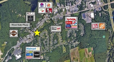 849 Southbridge St, Auburn, MA - AÉRIEN  Vue de la carte