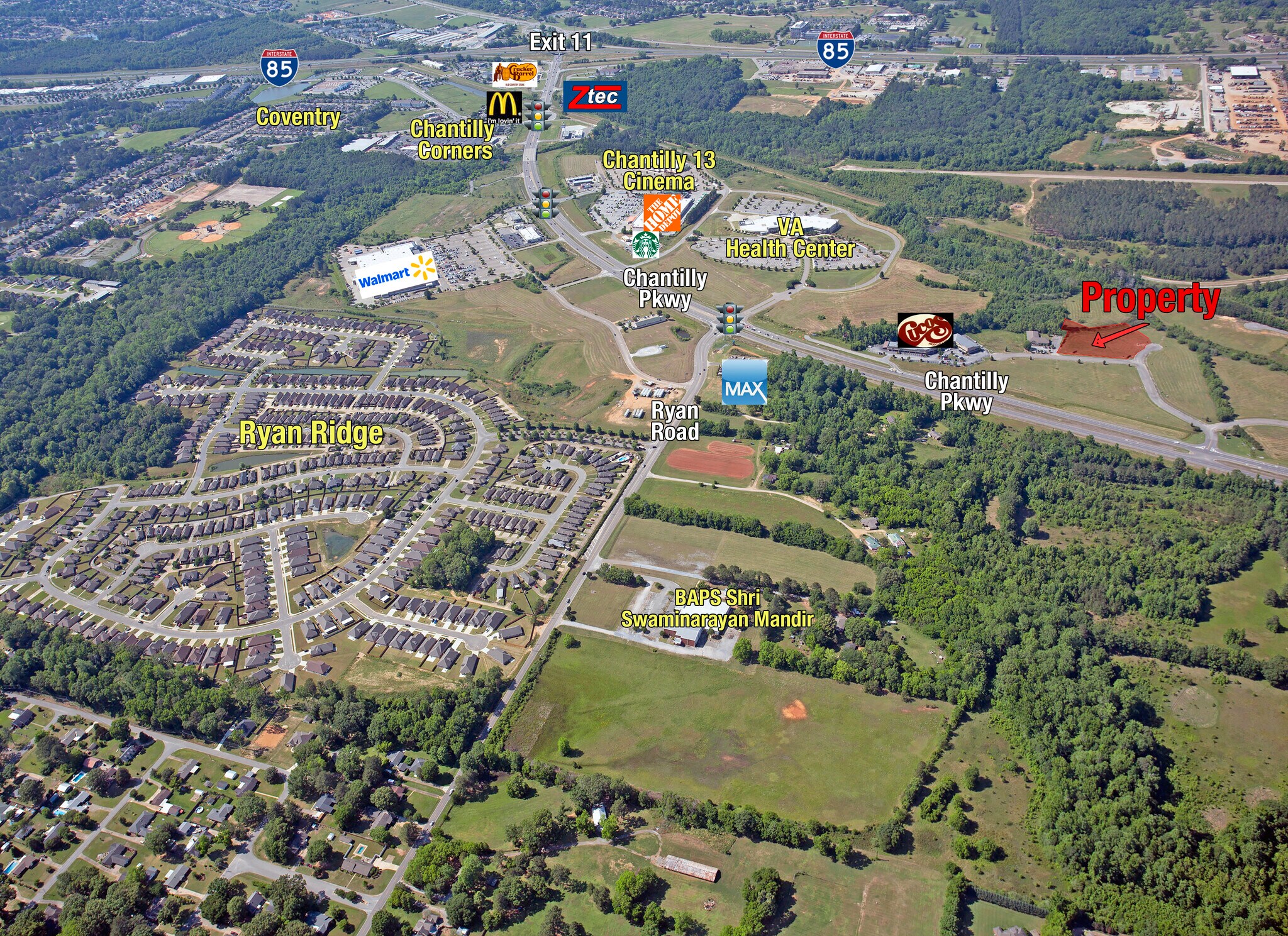 Chantilly Pkwy Place, Pike Road, AL à vendre Aérien- Image 1 de 5