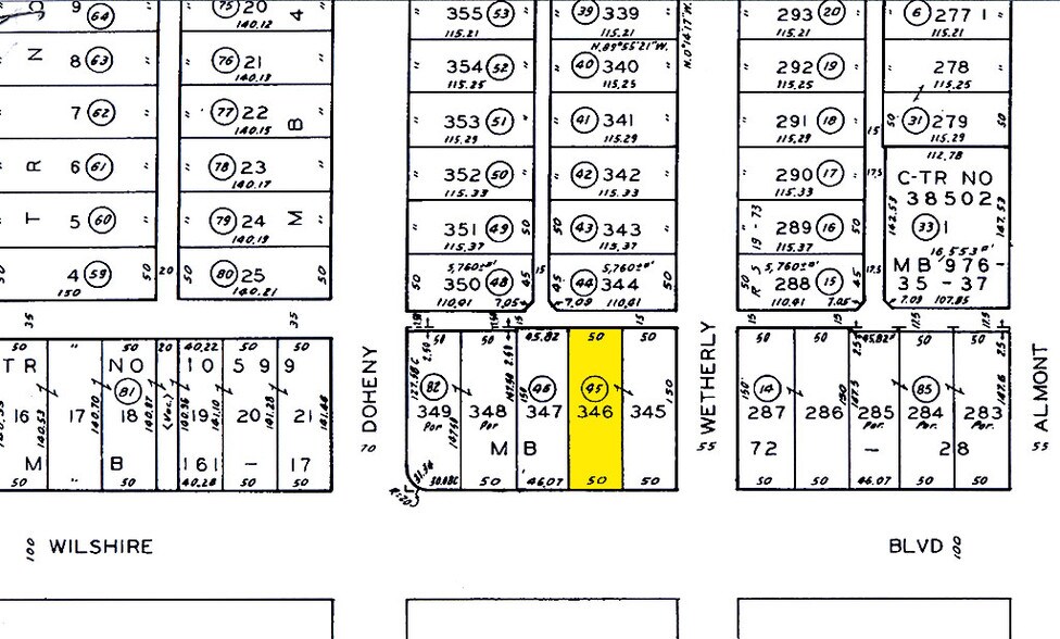 9033 Wilshire Blvd, Beverly Hills, CA à louer - Plan cadastral - Image 2 de 10