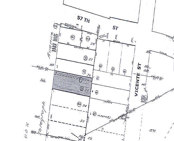5666 Telegraph Ave, Oakland, CA à louer - Plan cadastral - Image 2 de 34