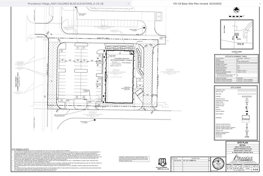 812 Main St, Providence Village, TX for lease - Site Plan - Image 2 of 2