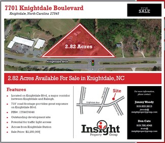 Plus de détails pour Knightdale Blvd, Knightdale, NC - Terrain à vendre