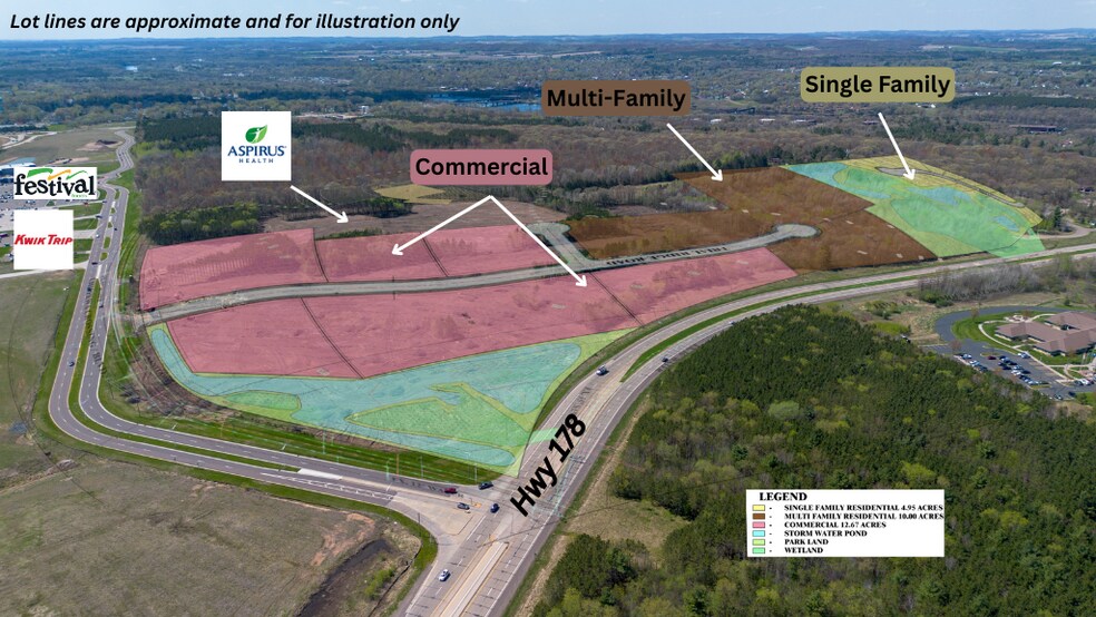 Trail Ridge Rd, Chippewa Falls, WI for sale - Aerial - Image 2 of 6