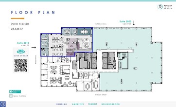 1700 N Moore St, Arlington, VA for lease Floor Plan- Image 1 of 1