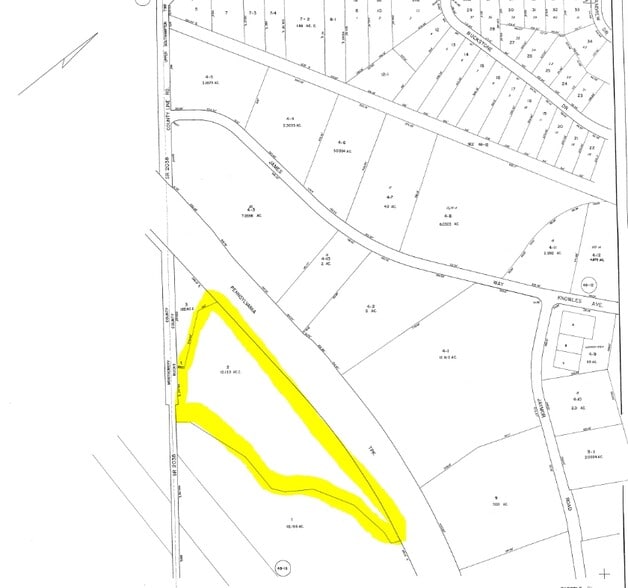 725 County Line Rd, Huntingdon Valley, PA à louer - Plan cadastral - Image 3 de 3