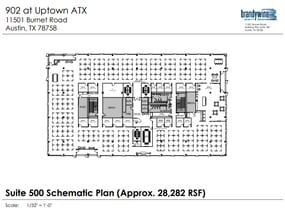 11501 Burnet Rd, Austin, TX à louer Plan d’étage- Image 1 de 1