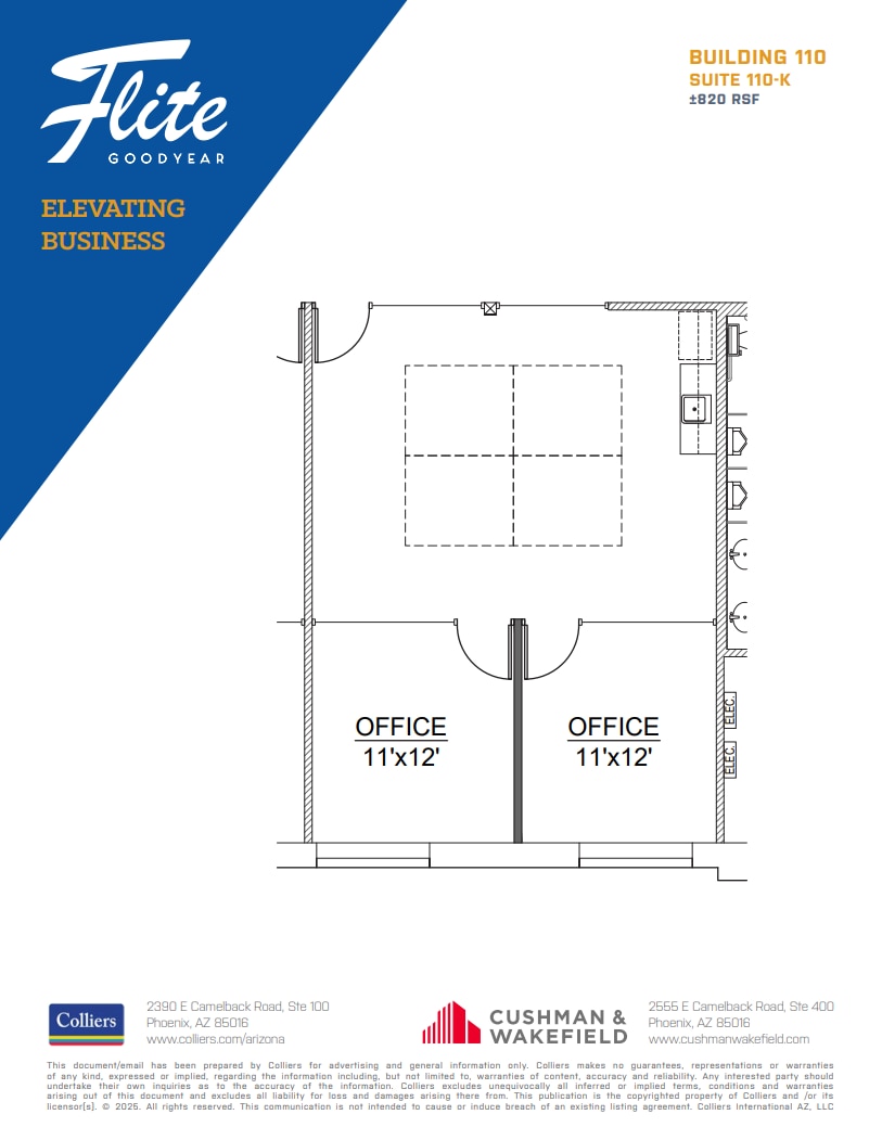 1300 S Litchfield Rd, Goodyear, AZ for lease Floor Plan- Image 1 of 1