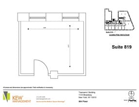 1123 Broadway, New York, NY for lease Floor Plan- Image 2 of 2
