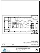 350 Burnhamthorpe Rd W, Mississauga, ON for lease Floor Plan- Image 1 of 1